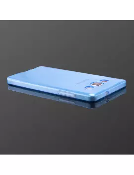 Cover in Silicone per Samsung Galaxy A3 A300F A3000 (Azzurro)