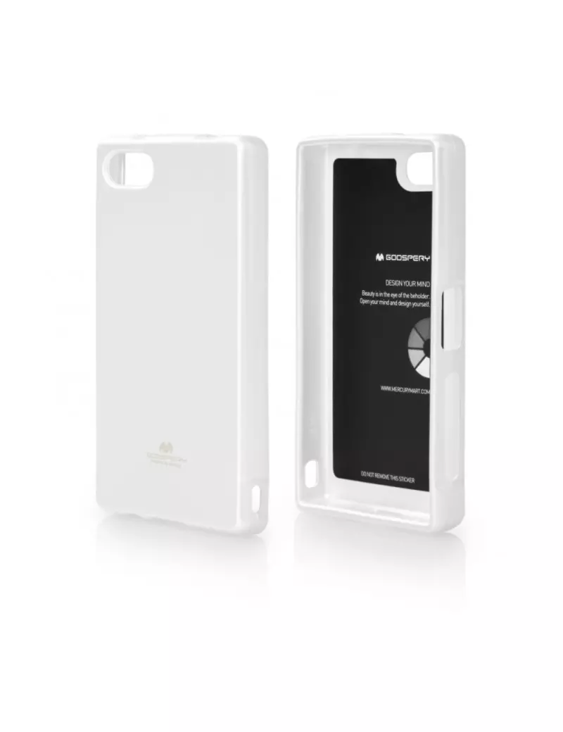 Cover in TPU Goospery Mercury per Sony Xperia Z5 Compact E5803 E5823 (Bianco)