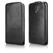 Cover Flip a Portafoglio Verticale in Ecopelle per Microsoft Lumia 532 (Nero)