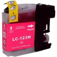 Cartuccia Compatibile Brother LC-123M (Magenta 600 pagine)