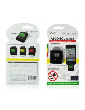 Alcool Tester per Apple iPhone 4 4S (Nero)