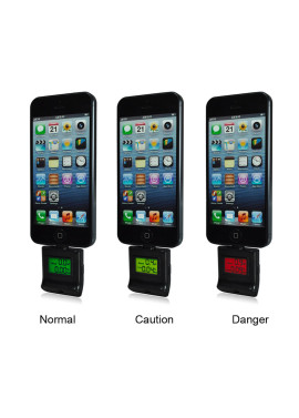 Alcool Tester per iPhone 4 4S (Nero)