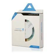 Caricatore Wireless ad Induzione - Standard QI - 1A - Indicatore LED Blu (Bianco e Trasparente)