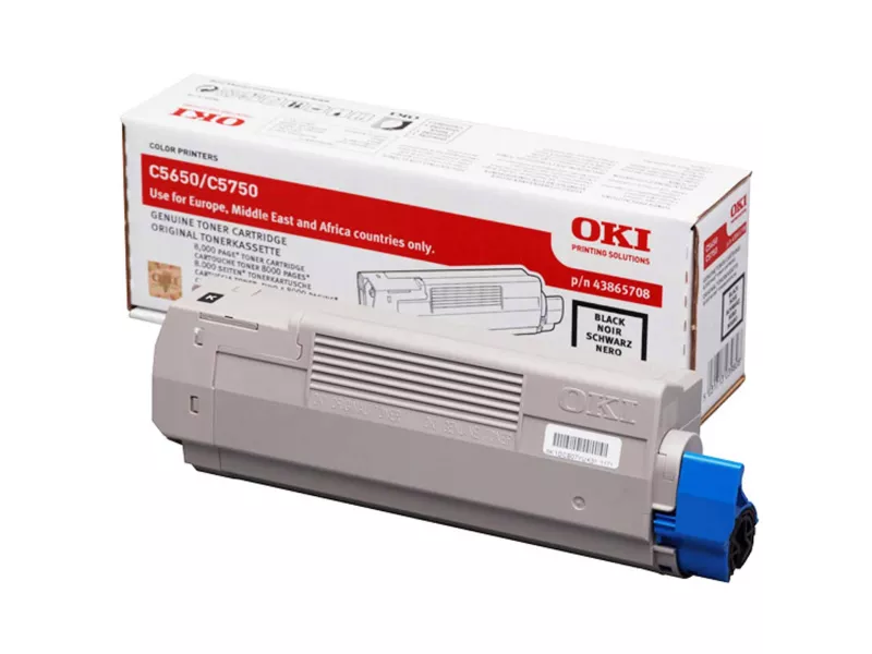 Toner Originale Oki 43865708 (Nero 8000 pagine)