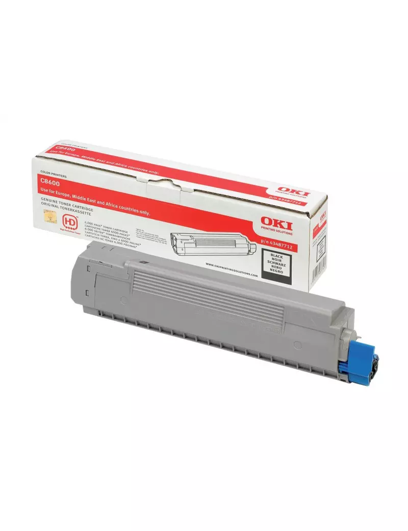 Toner Originale Oki 43487712 (Nero 6000 pagine)