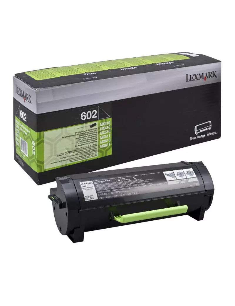 Toner Originale Lexmark 60F2000 602 (Nero 2500 pagine)