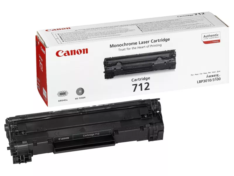 Toner Originale Canon 712 1870B002 (Nero 1500 pagine) Toner Originale Canon 712 1870B002 (Nero 1500 pagine)