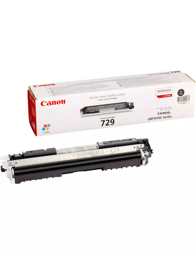 Toner Originale Canon 729bk 4370B002 Nero 4960999684352 Toner Originale Canon 729bk 4370B002 Nero 4960999684352