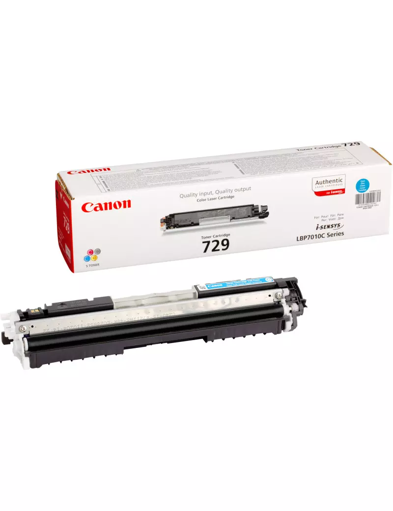Toner Originale Canon 729c 4369B002 Ciano 4960999684321 Toner Originale Canon 729c 4369B002 Ciano 4960999684321