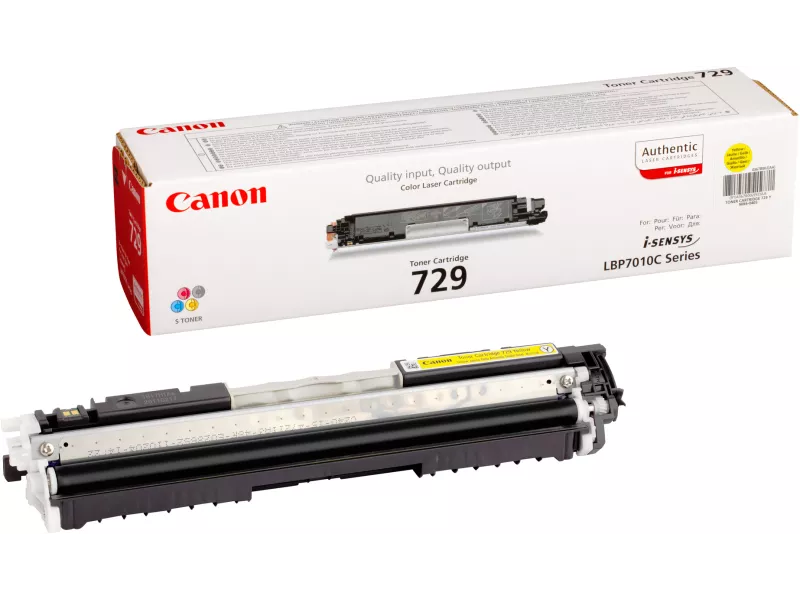 Toner Originale Canon 729y 4367B002 Giallo 4960999684260 