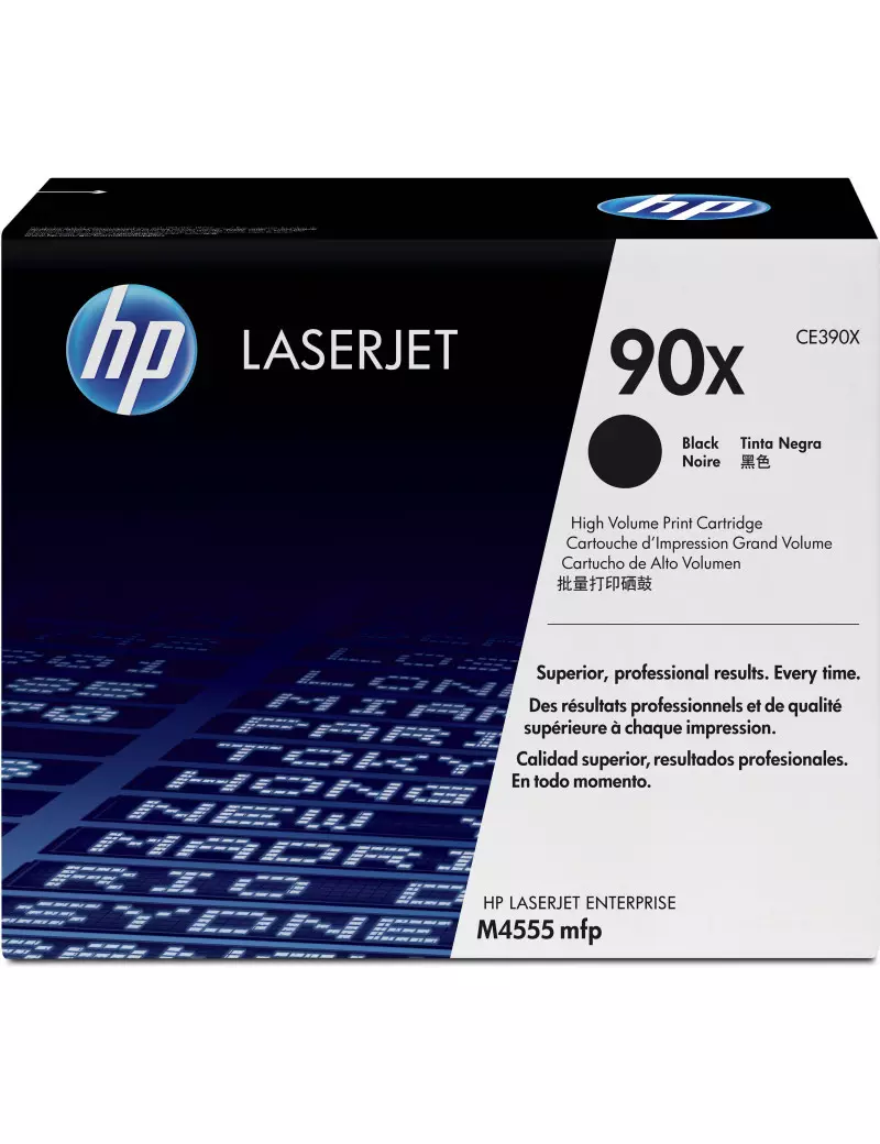 Toner Originale HP CE390X 90X (Nero 24000 pagine) Toner Originale HP CE390X 90X (Nero 24000 pagine)