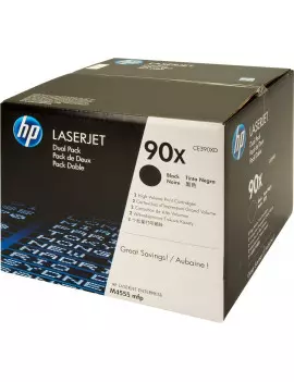 Multipack Toner Originali HP CE390XD 90XD (Nero 24000 pagine Conf. 2)