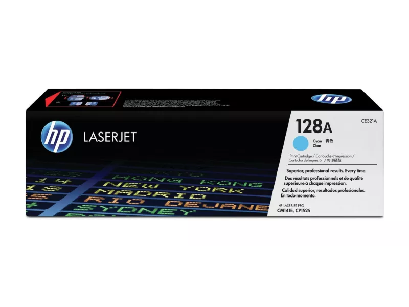 Toner Originale HP CE321A 128A (Ciano 1300 pagine)