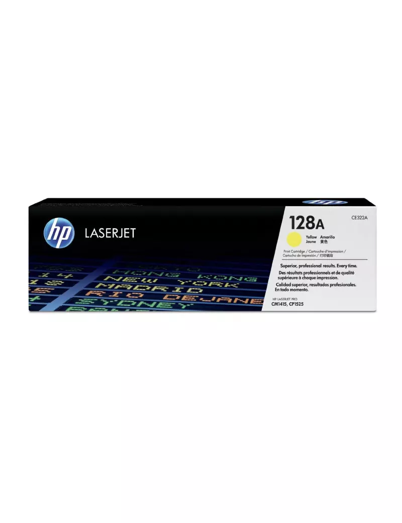 Toner Originale HP CE322A 128A (Giallo 1300 pagine)