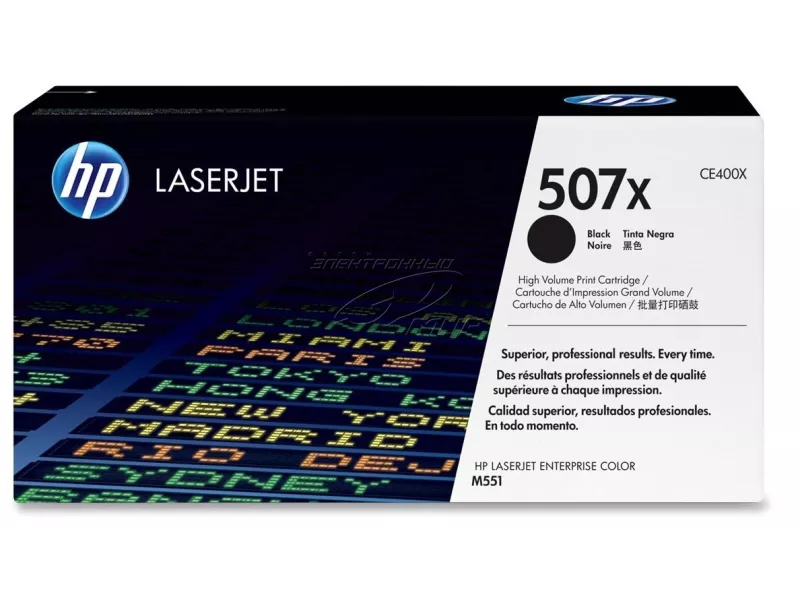 Toner Originale HP CE400X 507X (Nero 11000 pagine)