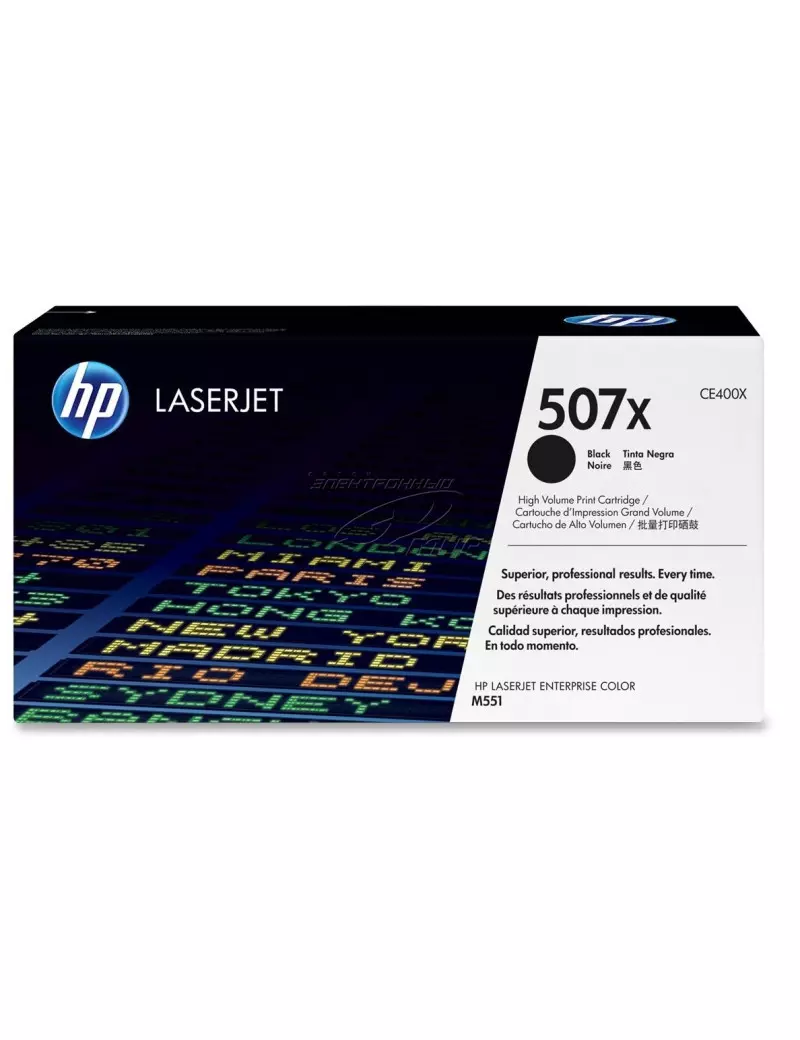 Toner Originale HP CE400X 507X (Nero 11000 pagine)