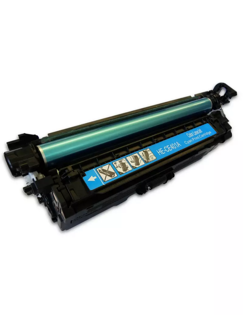 Toner Compatibile HP CE401A 507A (Ciano 6000 pagine)