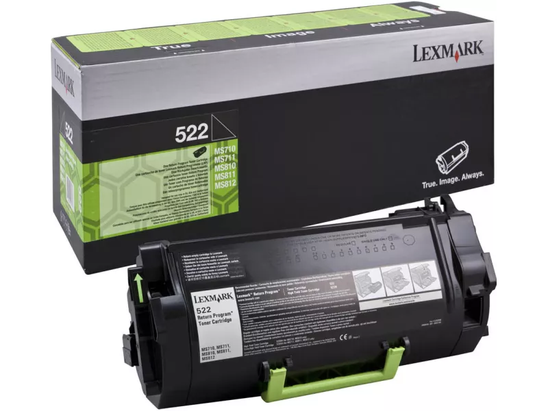 Toner Originale Lexmark 52D2000 522 (Nero 6000 pagine)
