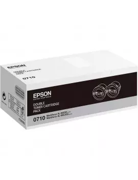 Multipack Toner Originali Epson S050710 (Nero 2500 pagine Conf. 2)