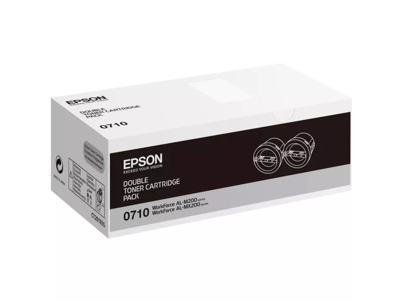 Multipack Toner Originali Epson S050710 (Nero 2500 pagine Conf. 2)
