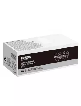 Toner Originale Epson S050711 (Nero 2500 pagine Conf. 2)