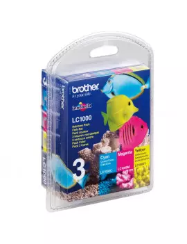 Multipack Cartucce Originali Brother LC-1000RBWBPDR (Colori Conf. 3)