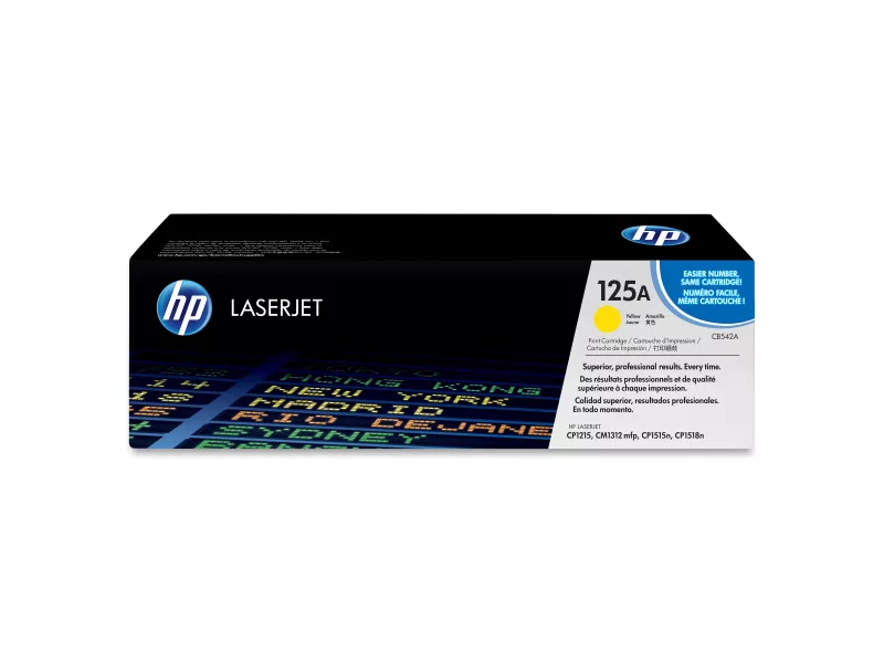 Toner Originale HP CB542A 125A (Giallo 1400 pagine) Toner Originale HP CB542A 125A (Giallo 1400 pagine)