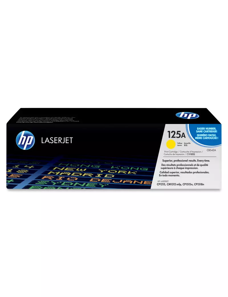 Toner Originale HP CB542A 125A (Giallo 1400 pagine)