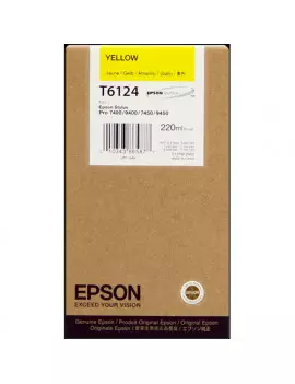 Cartuccia Originale Epson T612400 (Giallo 220 ml)