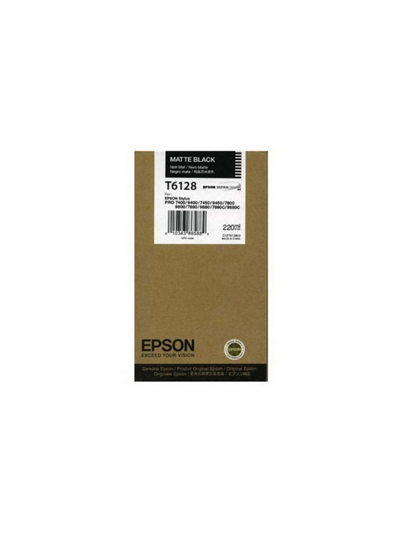 Cartuccia Originale Epson T612800 (Nero Opaco 220 ml)