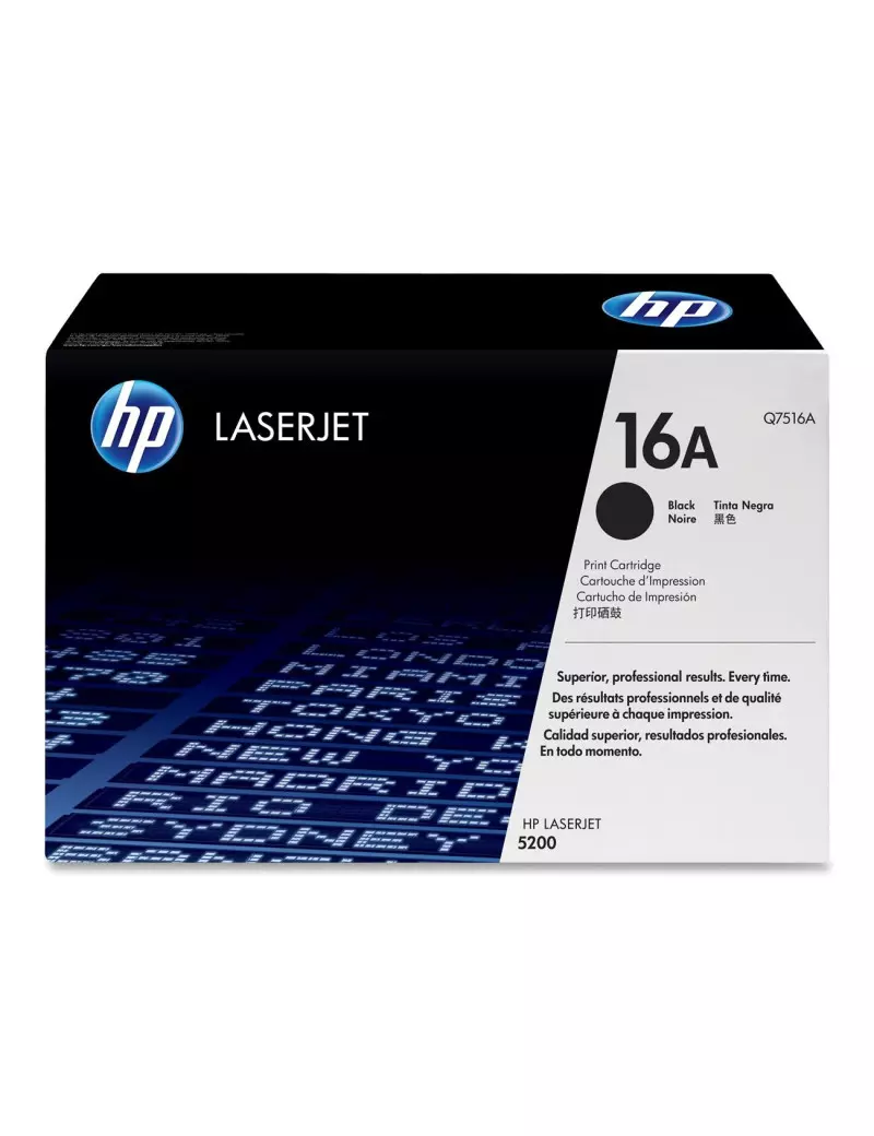 Toner Originale HP Q7516A 16A (Nero 12000 pagine)