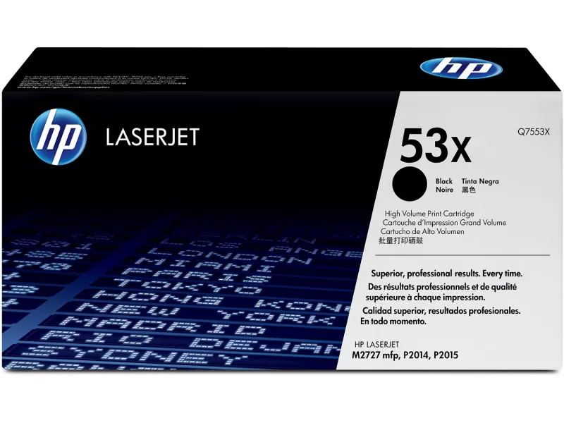 Toner Originale HP Q7553X 53X (Nero 7000 pagine) Toner Originale HP Q7553X 53X (Nero 7000 pagine)