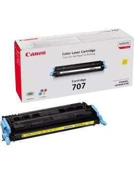 Toner Originale Canon 707y 9421A004 (Giallo 2000 pagine)