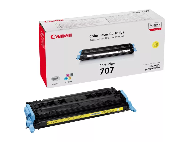 Toner Originale Canon 707y 9421A004 (Giallo 2000 pagine)