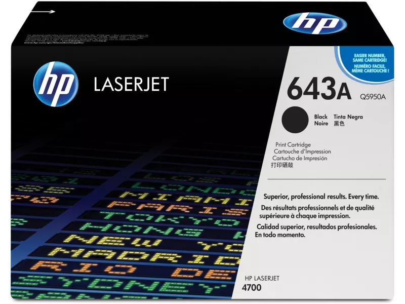 Toner Originale HP Q5950A 643A (Nero 11000 pagine) Toner Originale HP Q5950A 643A (Nero 11000 pagine)