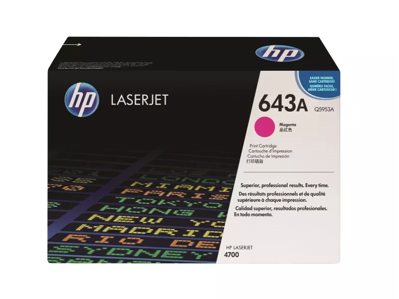 Toner Originale HP Q5953A 643A (Magenta 10000 pagine) Toner Originale HP Q5953A 643A (Magenta 10000 pagine)