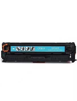 Toner Compatibile HP CF381A 312A (Ciano 2700 Pagine)