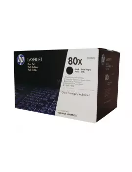 Multipack Toner Originali HP CF280XD 80X (Nero 6900 pagine Conf. 2)