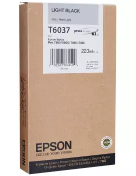 Cartuccia Originale Epson T603700 (Nero Chiaro 220 ml)