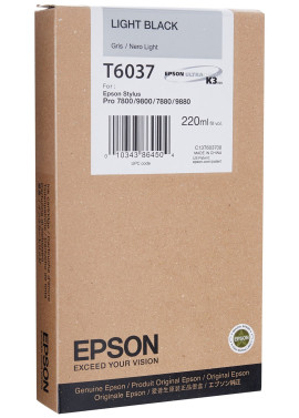 Cartuccia Originale Epson T603700 (Nero Chiaro 220 ml)