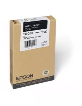 Cartuccia Originale Epson T603100 (Nero Foto 220 ml)