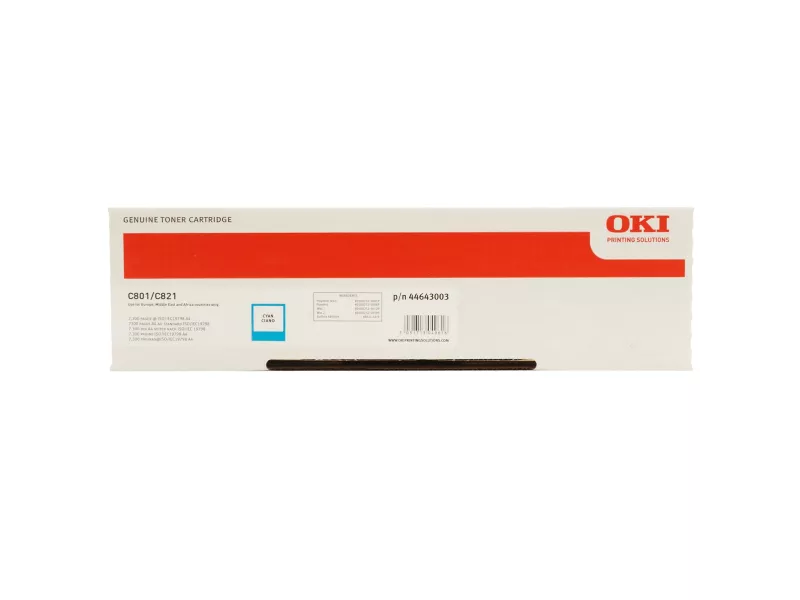 Toner Originale Oki 44643003 (Ciano 7300 pagine)