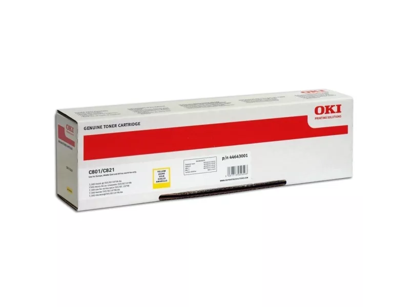Toner Originale Oki 44643001 (Giallo 7300 pagine)