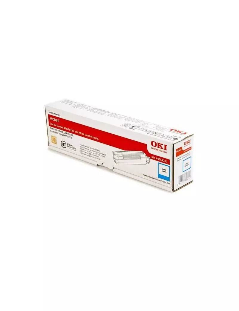 Toner Originale Oki 44059211 (Ciano 10000 pagine)