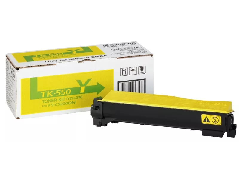 Toner Originale Kyocera TK-550Y 1T02HMAEU0 (Giallo 6000 pagine)