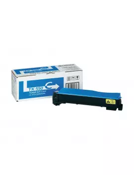 Toner Originale Kyocera TK-550C 1T02HMCEU0 (Ciano 6000 pagine)