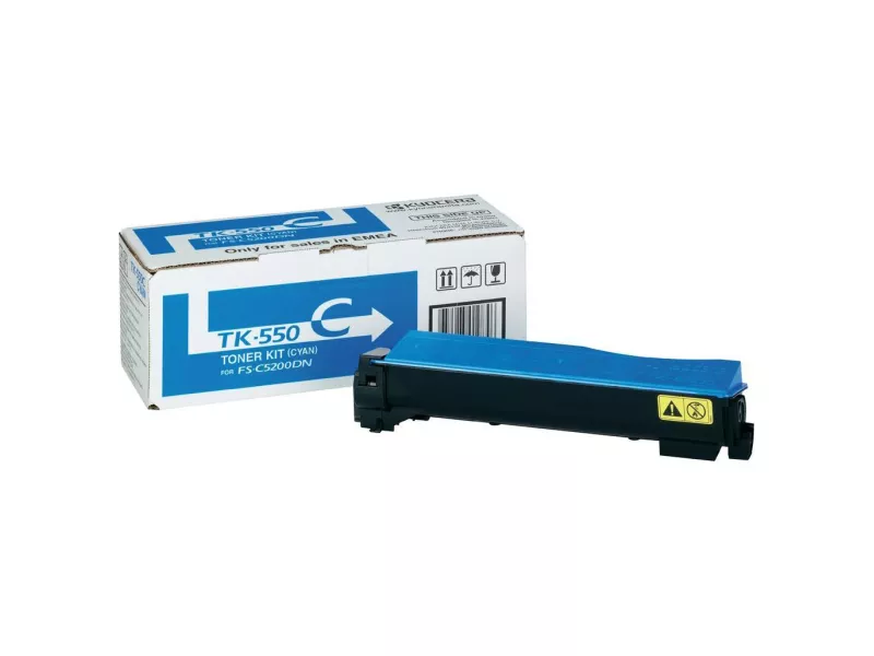 Toner Originale Kyocera TK-550C 1T02HMCEU0 (Ciano 6000 pagine)