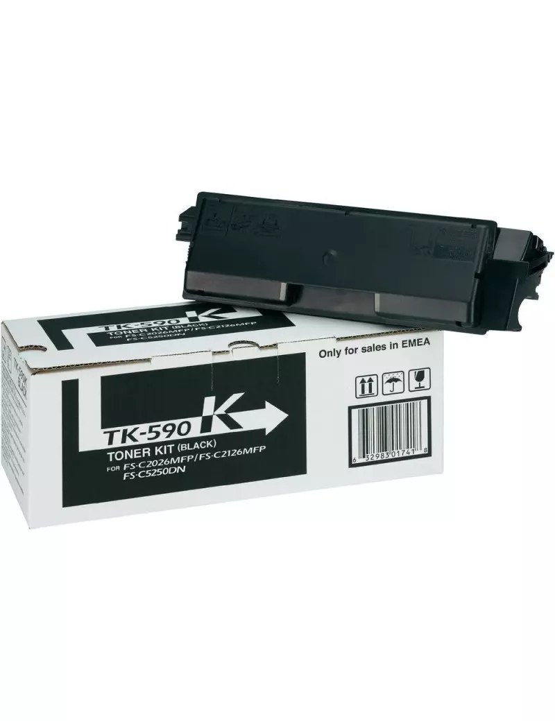 Toner Originale Kyocera TK-590K 1T02KV0NL0 (Nero 7000 pagine)