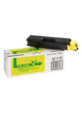 Toner Originale Kyocera TK-590Y 1T02KVANL0 (Giallo 5000 pagine)