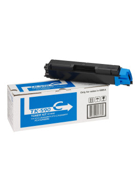 Toner Originale Kyocera TK-590C 1T02KVCNL0 (Ciano 5000 pagine)